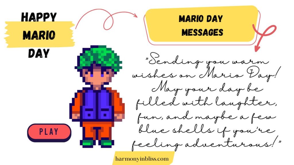 Happy Mario Day- Messages for You