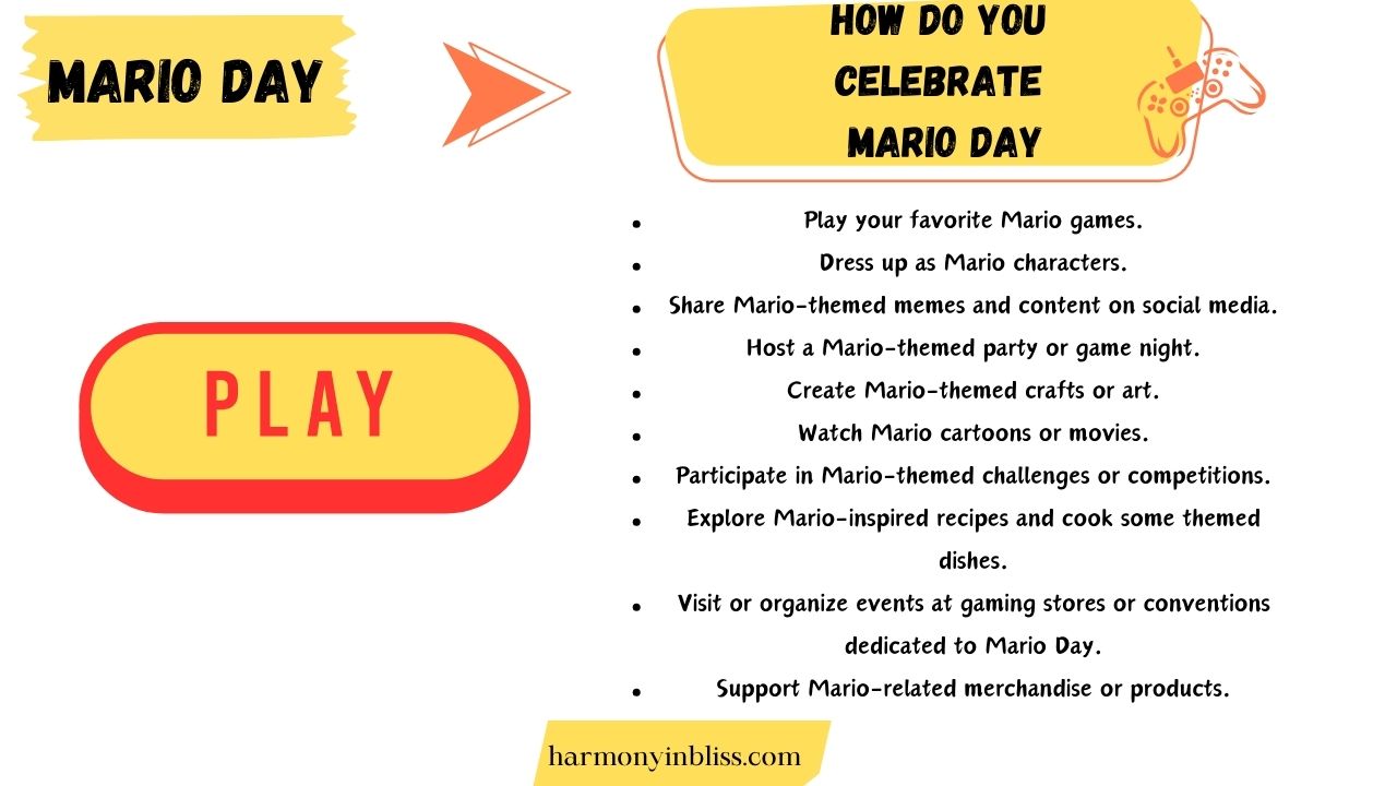 How do you Celebrate Mario Day