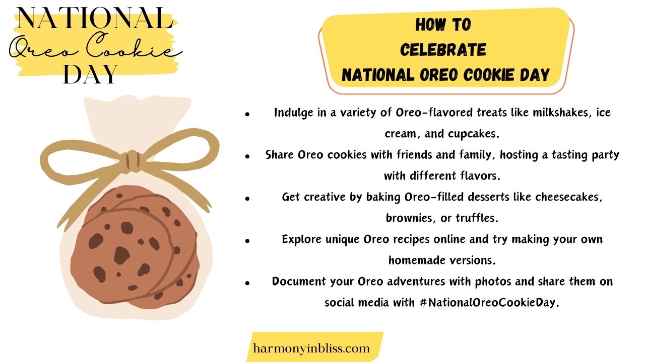 How to Celebrate National Oreo Cookie Day