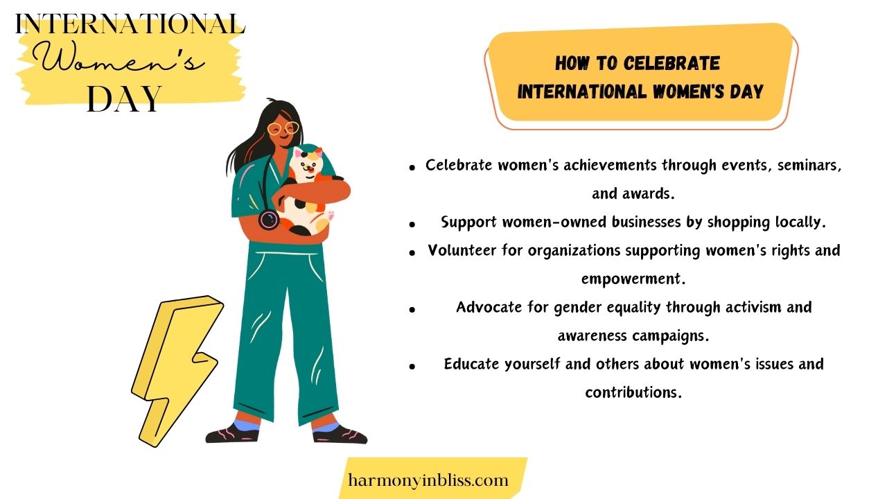 How To Celebrate International Women's Day