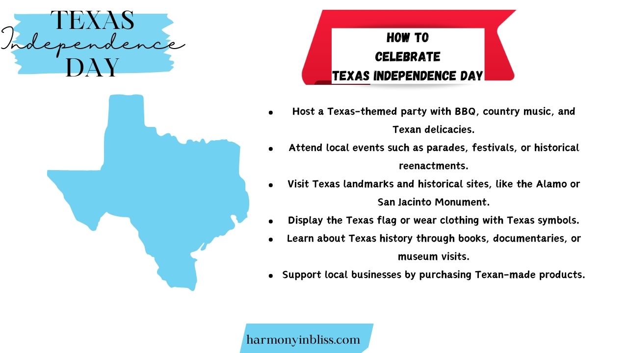 How To Celebrate Texas Independence Day