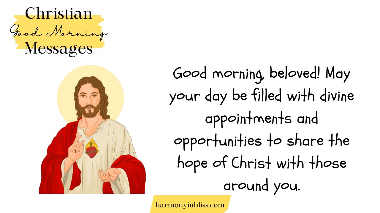 Inspiring Christian Good Morning Messages