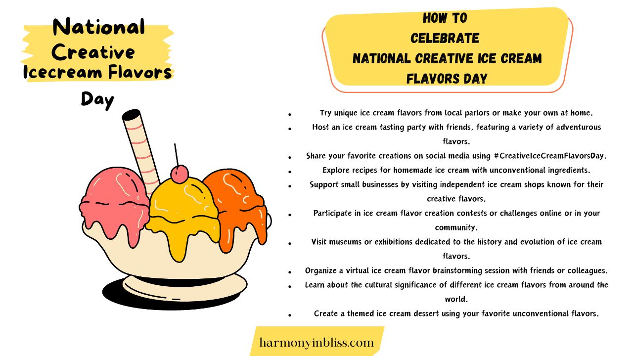 How To Celebrate National Creative Ice Cream Flavors Day