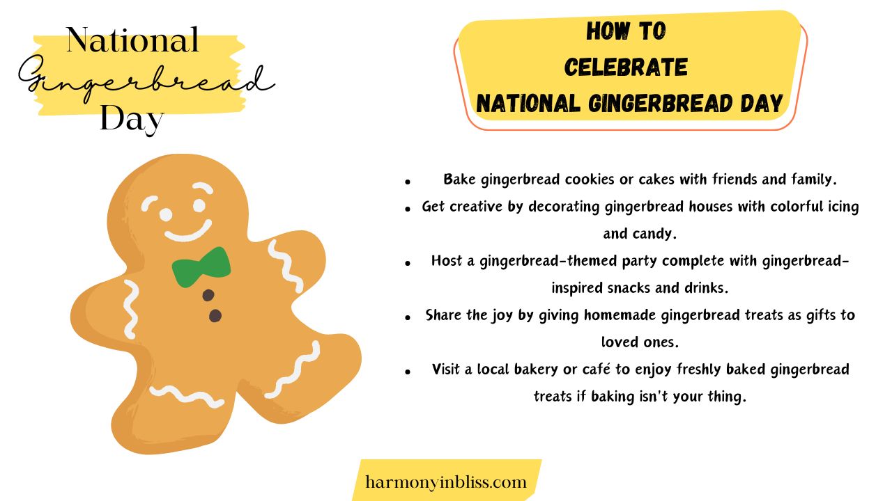 How To Celebrate National Gingerbread Day