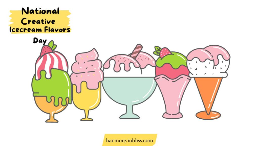 national creative ice cream flavors day