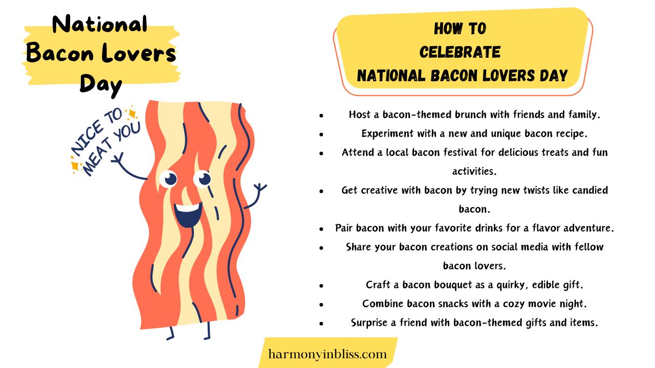 How To Celebrate National Bacon Lovers Day