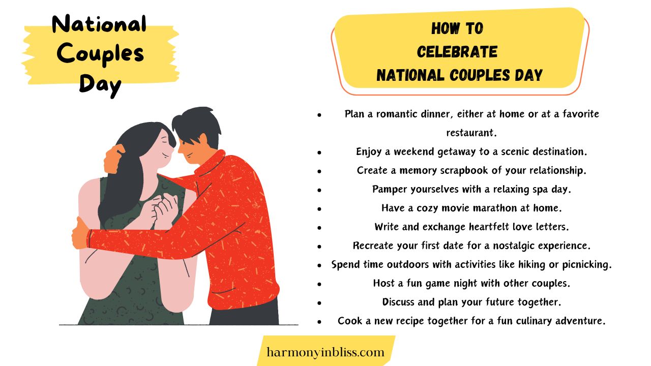 How To Celebrate National Couples Day