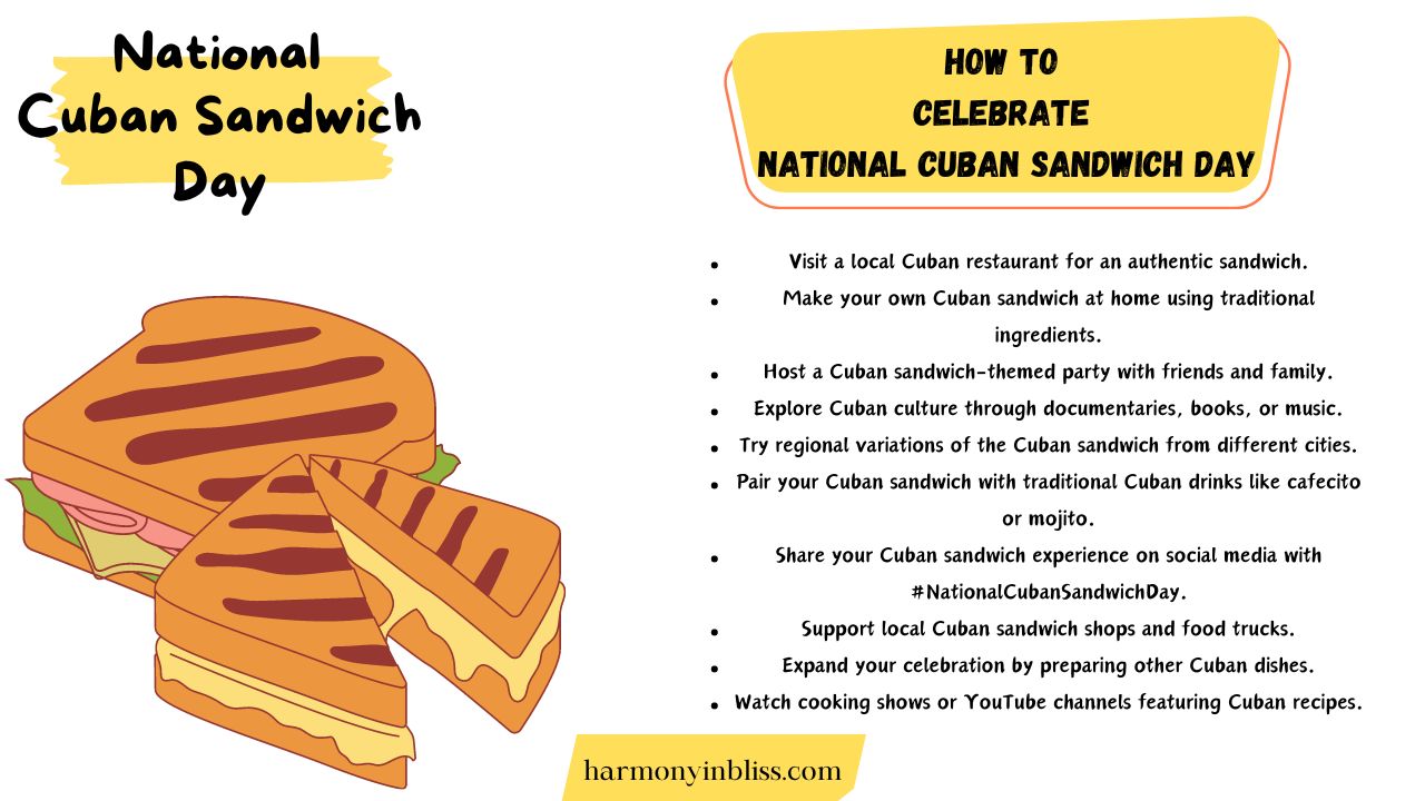 How To Celebrate National Cuban Sandwich Day