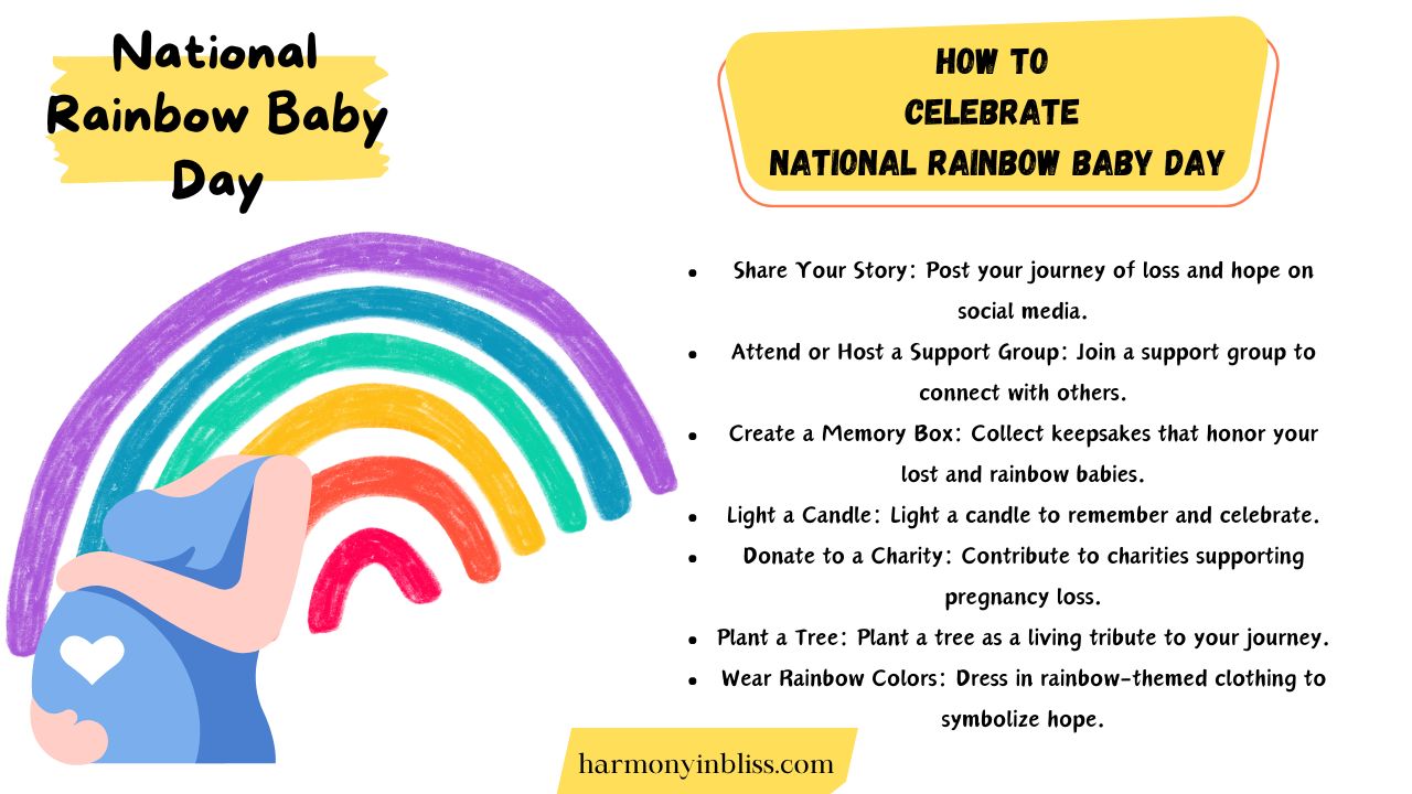 How To Celebrate National Rainbow Baby Day