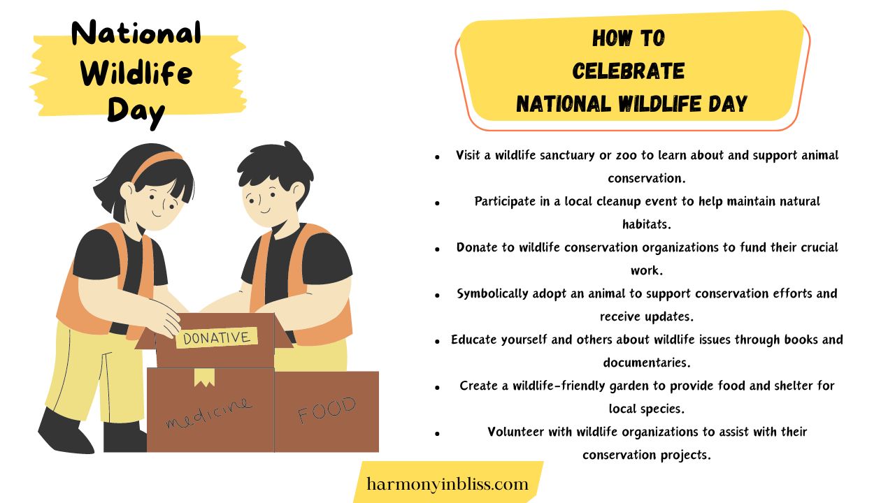 How to Celebrate National Wildlife Day