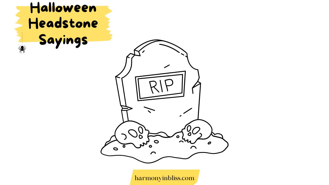 halloween headstone sayings