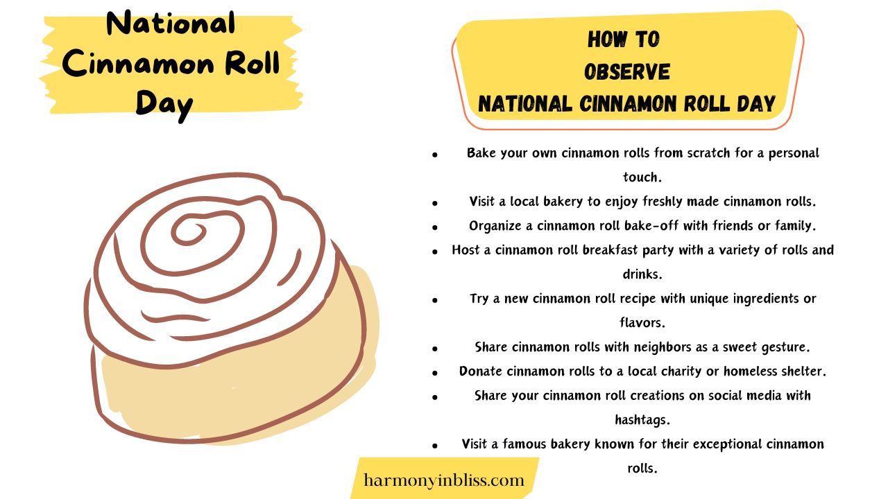 How To Celebrate National Cinnamon Roll Day