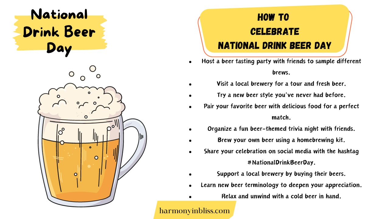 How to Celebrate National Drink Beer Day