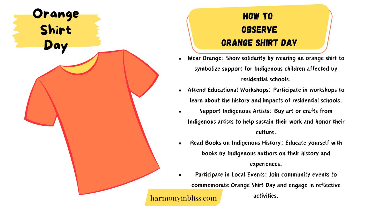 How To Observe Orange Shirt Day