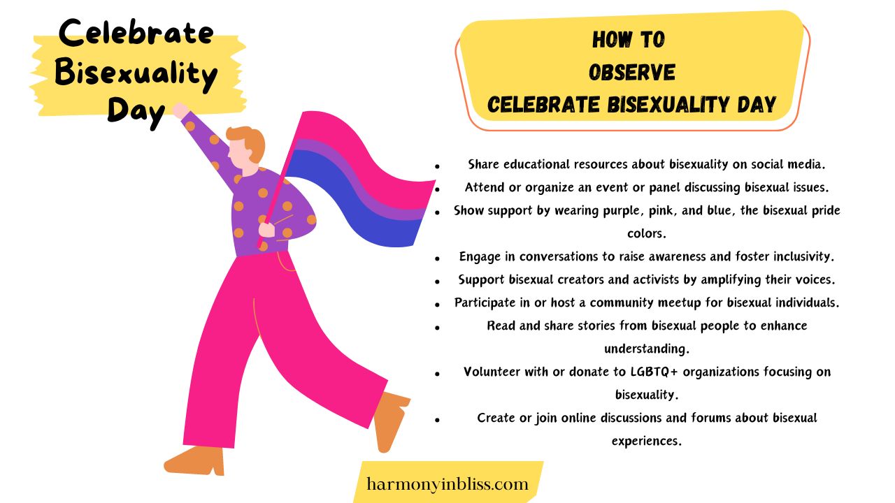 How To Observe Celebrate Bisexuality Day