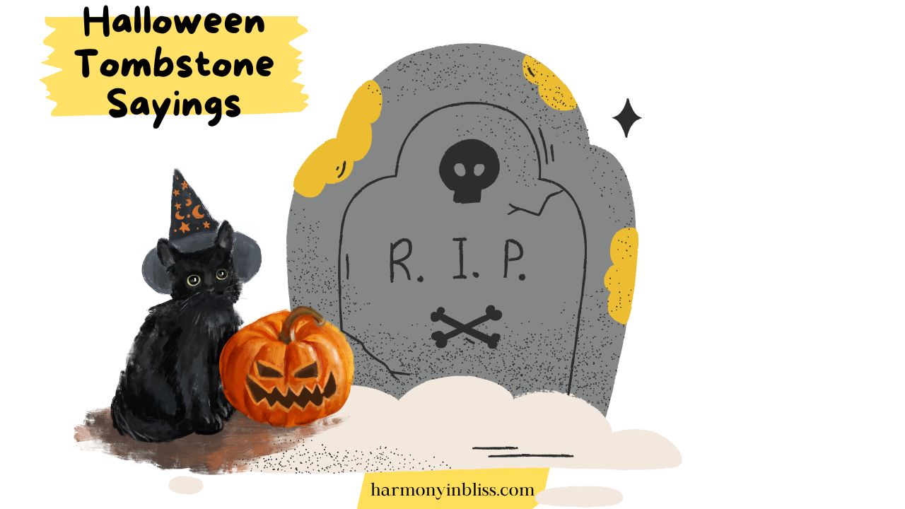 halloween tombstone sayings